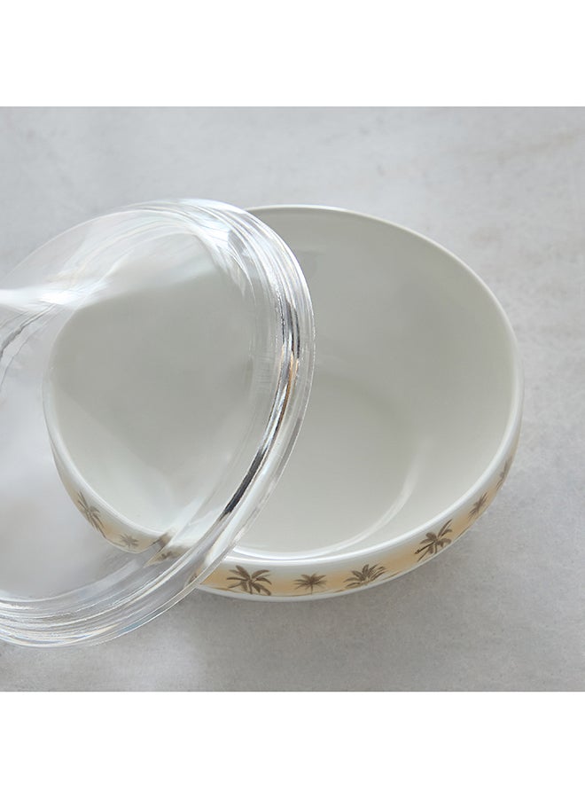 Home Box وعاء التمر صحرا، شفاف بتصميم النخيل - Image 3